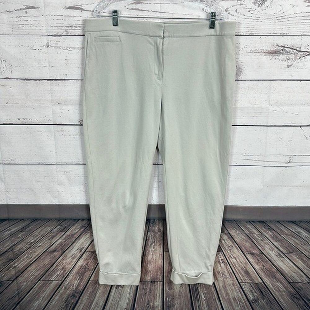 J Jill Pants Womens Large‎ Gray Pull on Office Career Casual Stretch